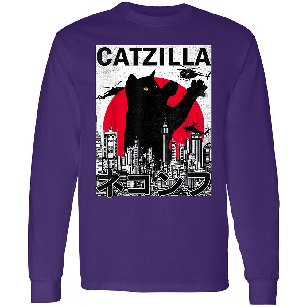 Long Sleeve T-Shirt - E2VBRB3G - Purple - 13