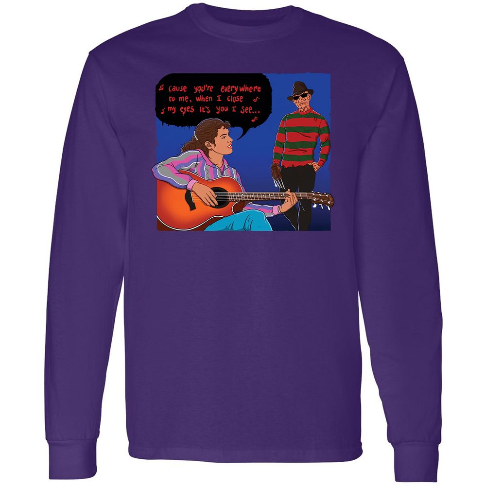 Long Sleeve T-Shirt - MWPFRLV4 - Purple - 13