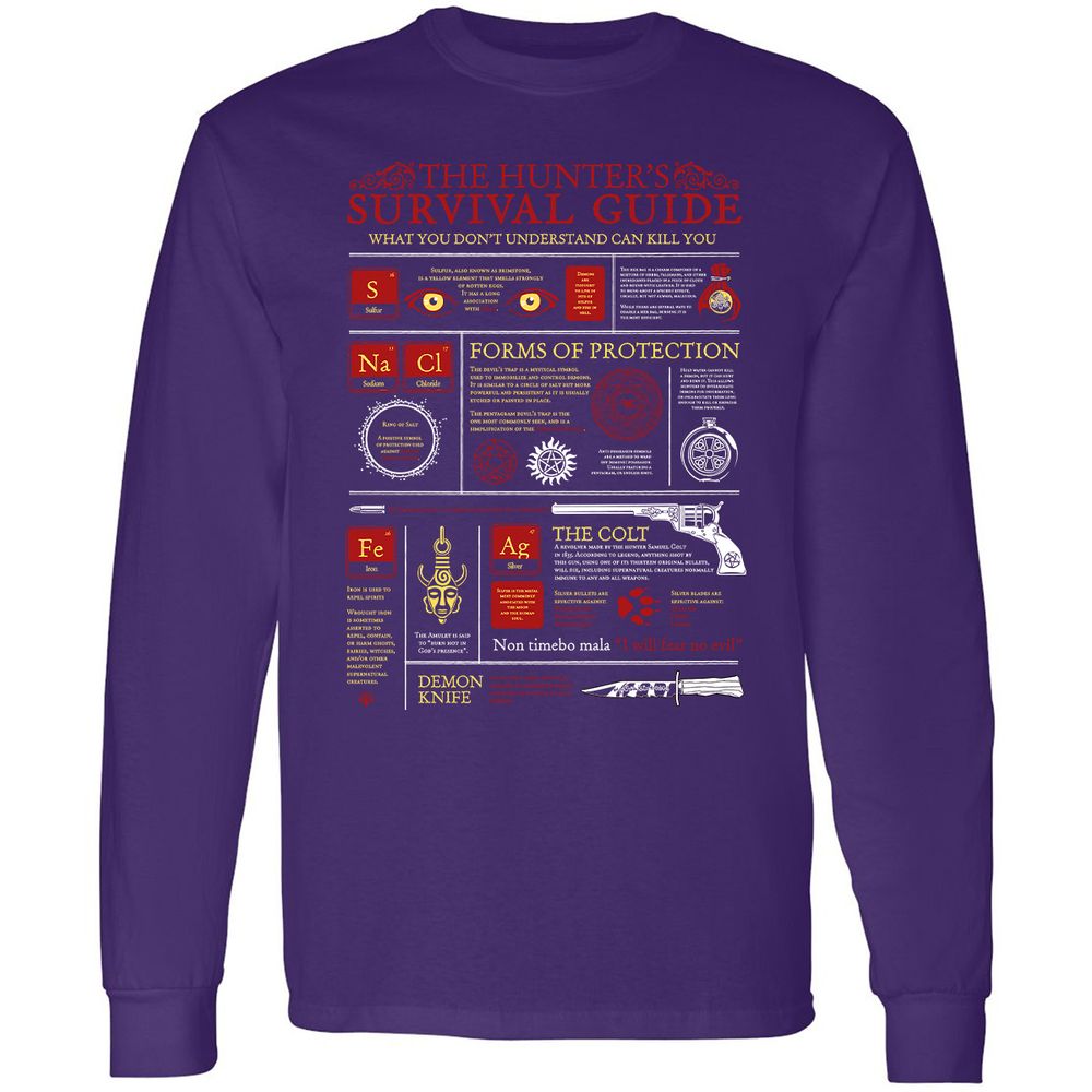 Long Sleeve T-Shirt - 74P9ET9K - Purple - 13