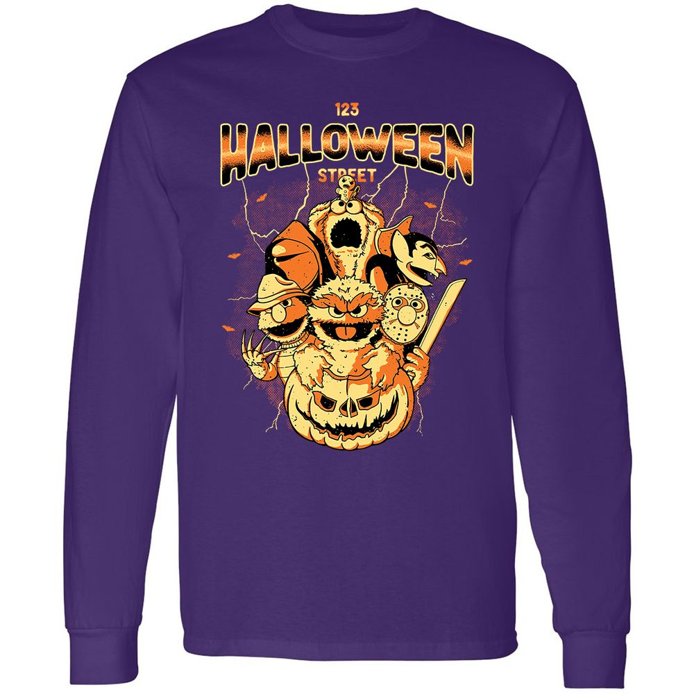 Long Sleeve T-Shirt - KHDDHCUL - Purple - 13