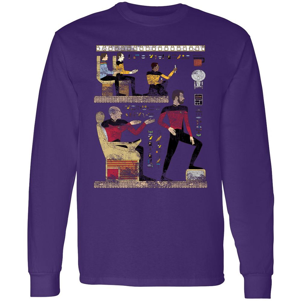 Long Sleeve T-Shirt - CT7ZJ1X4 - Purple - 13