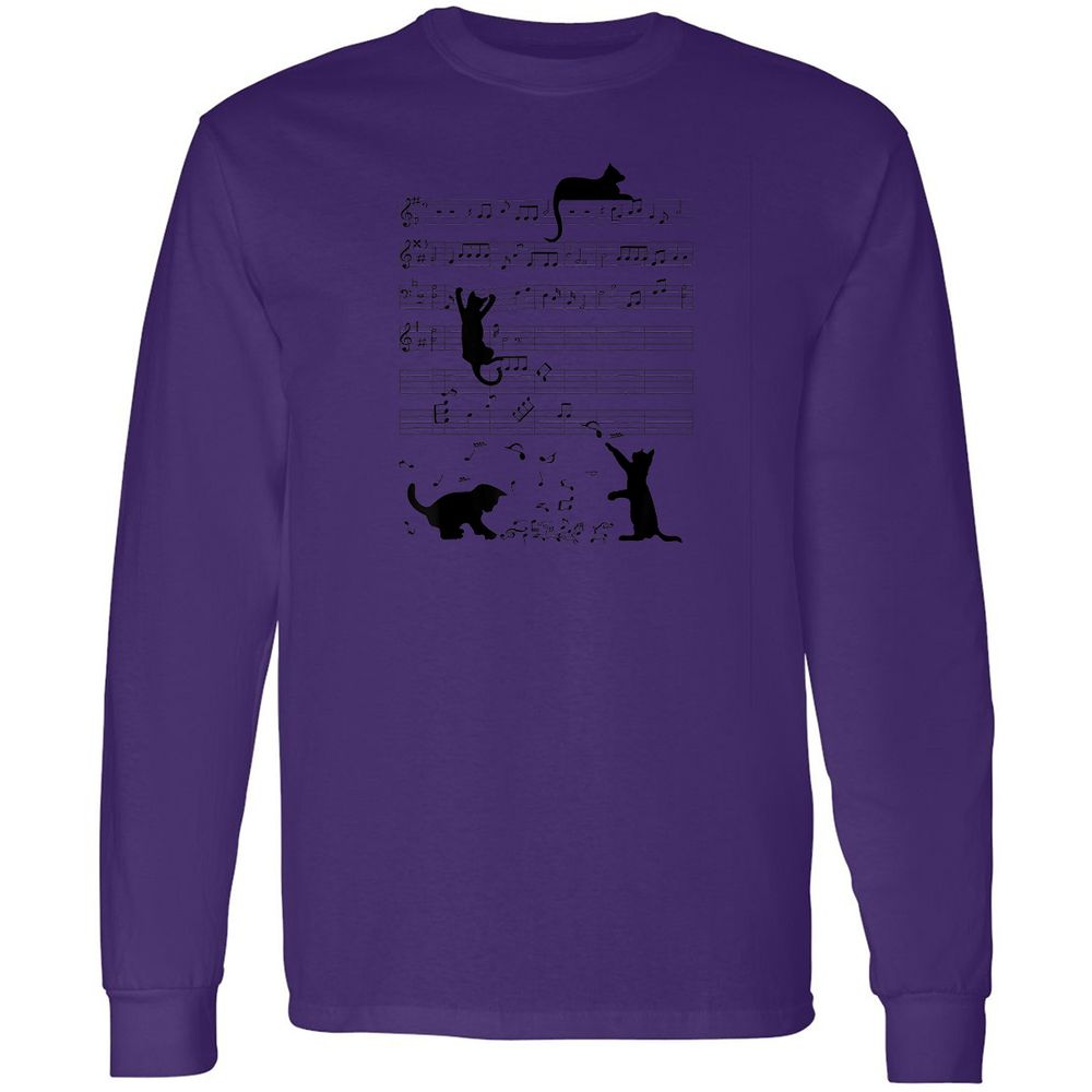 Long Sleeve T-Shirt - LNV4E8Z5 - Purple - 13