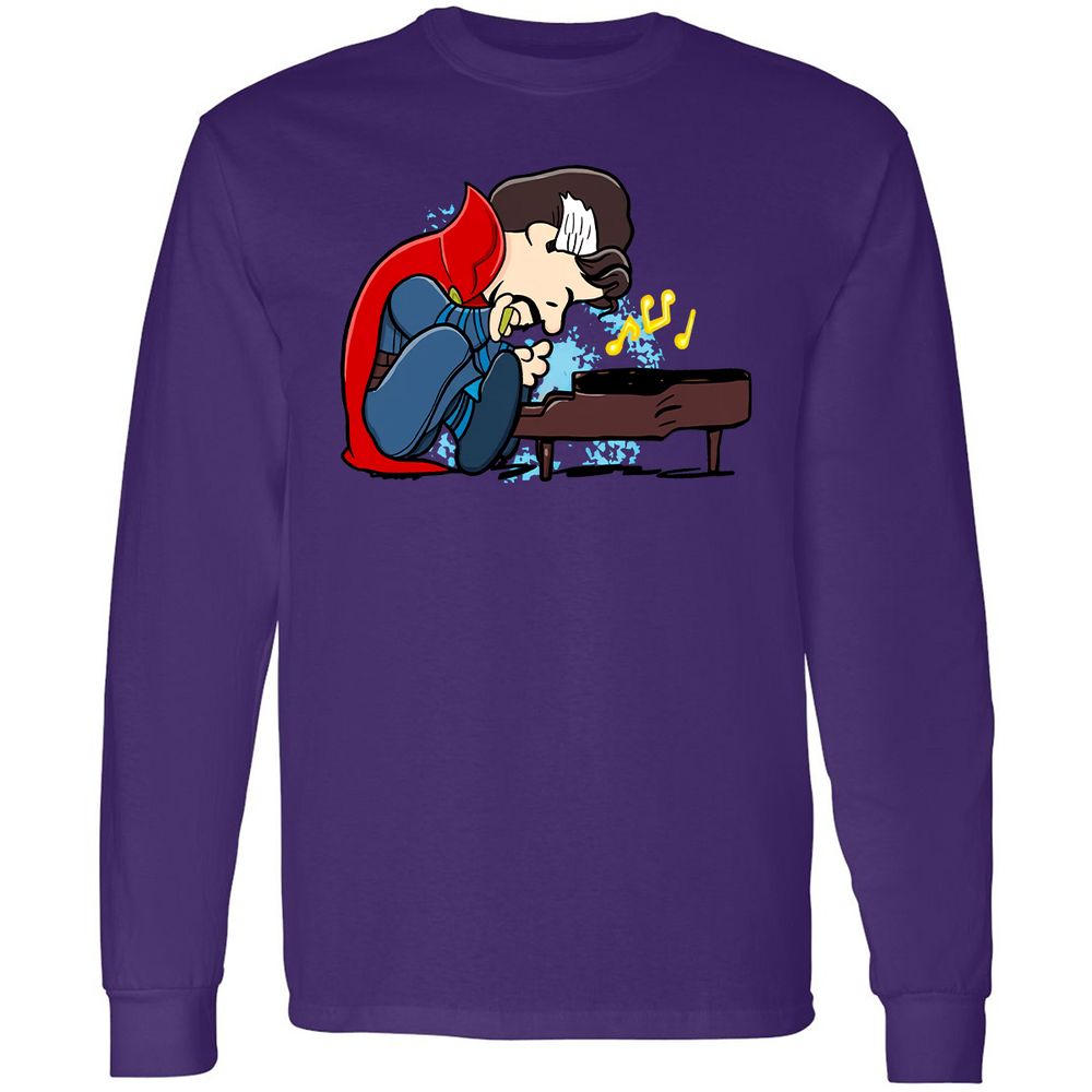 Long Sleeve T-Shirt - 5BGKLDXM - Purple - 13