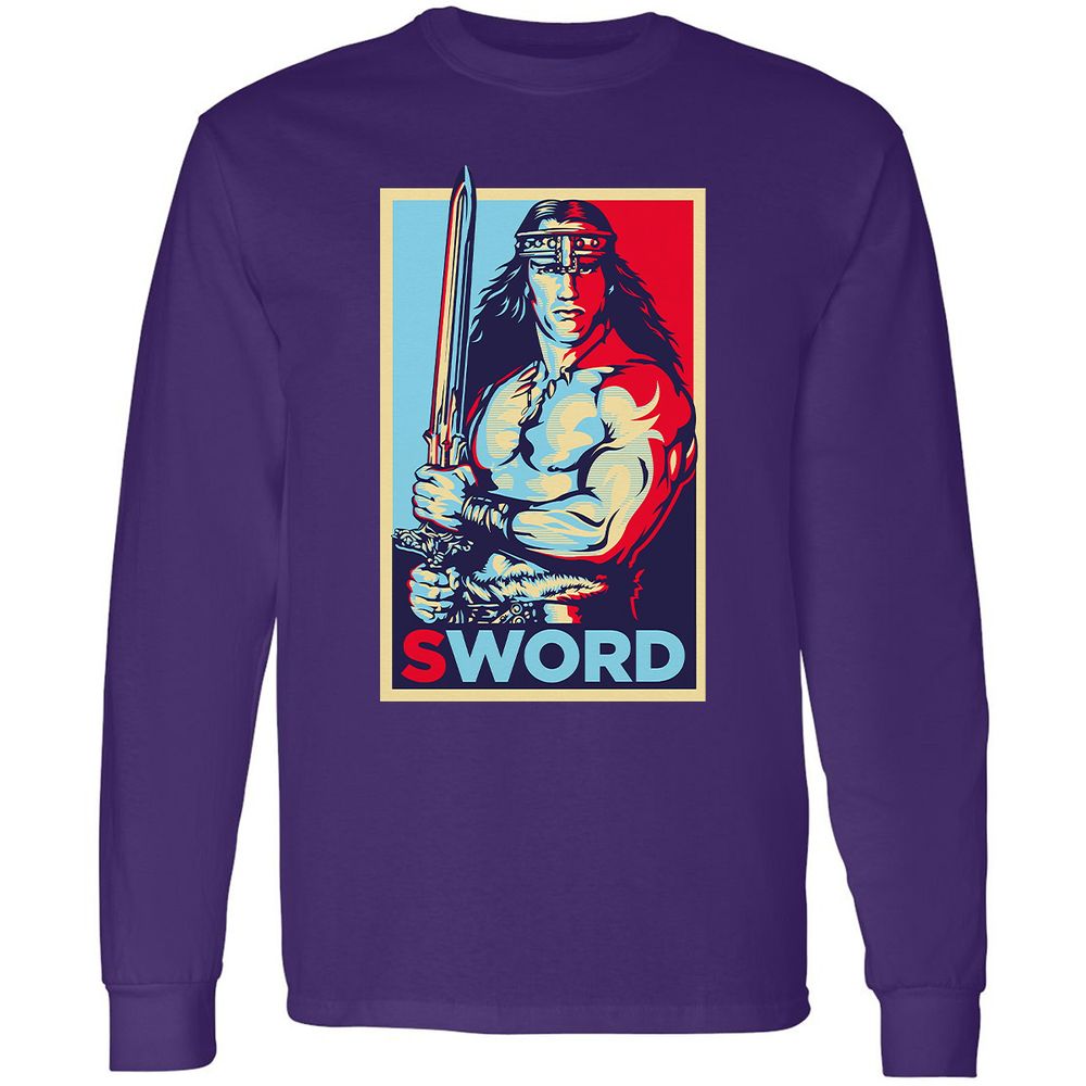 Long Sleeve T-Shirt - GNPR9SVF - Purple - 13