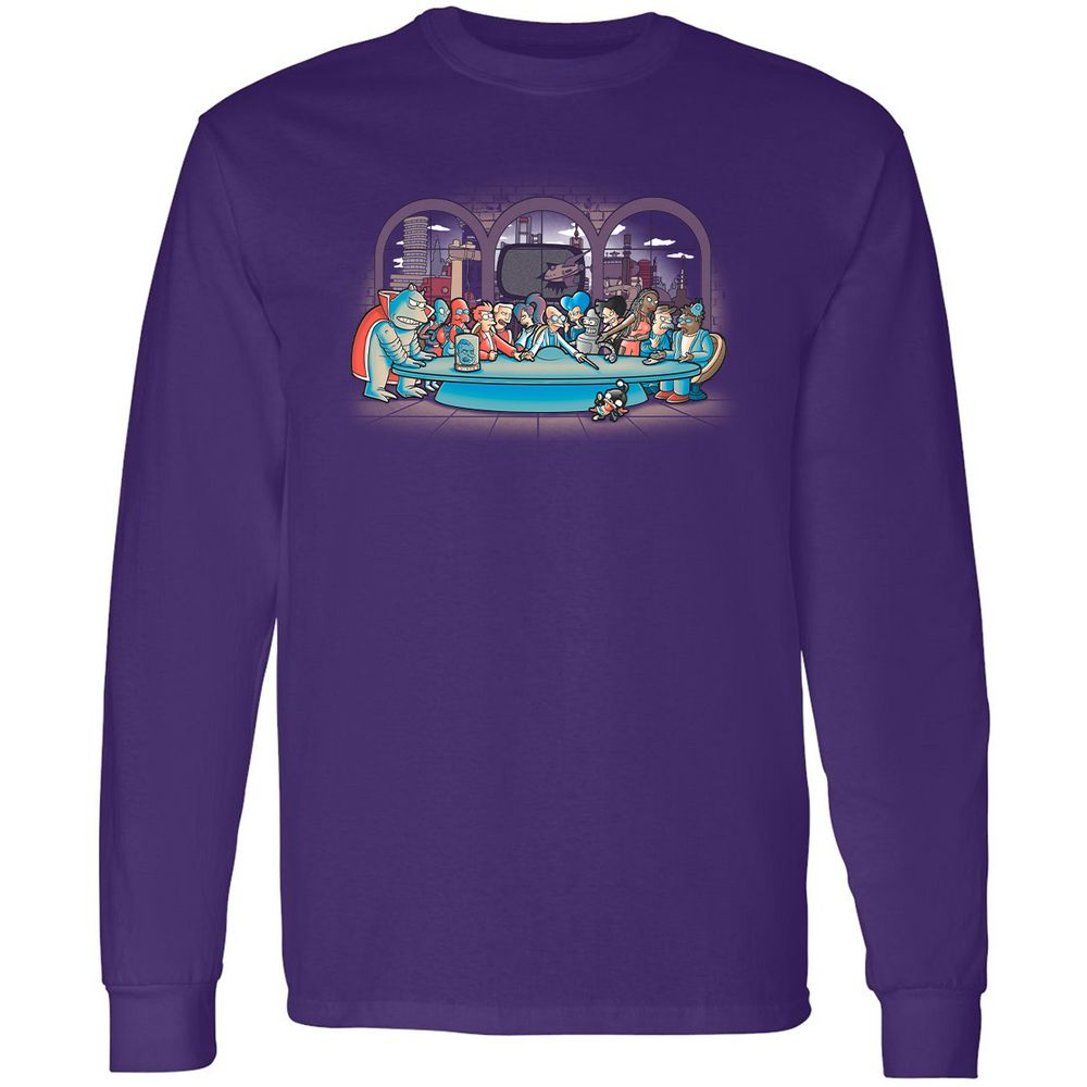 Long Sleeve T-Shirt - LAYJQ7C7 - Purple - 13