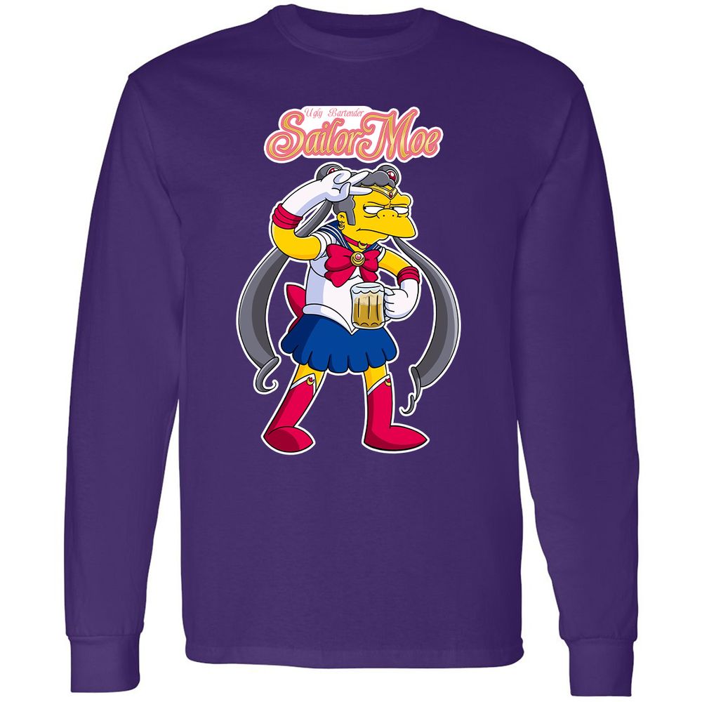 Long Sleeve T-Shirt - FBWEVWQ5 - Purple - 13