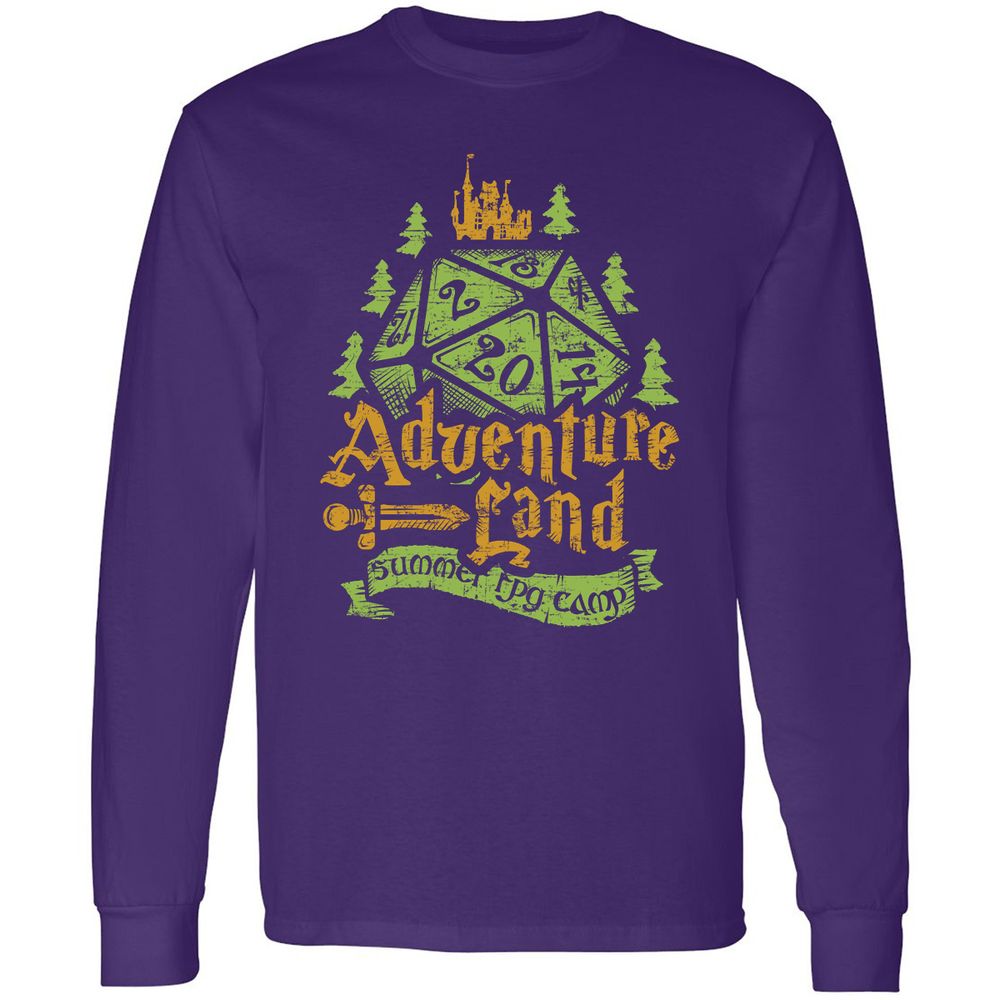 Long Sleeve T-Shirt - D6589AXZ - Purple - 13