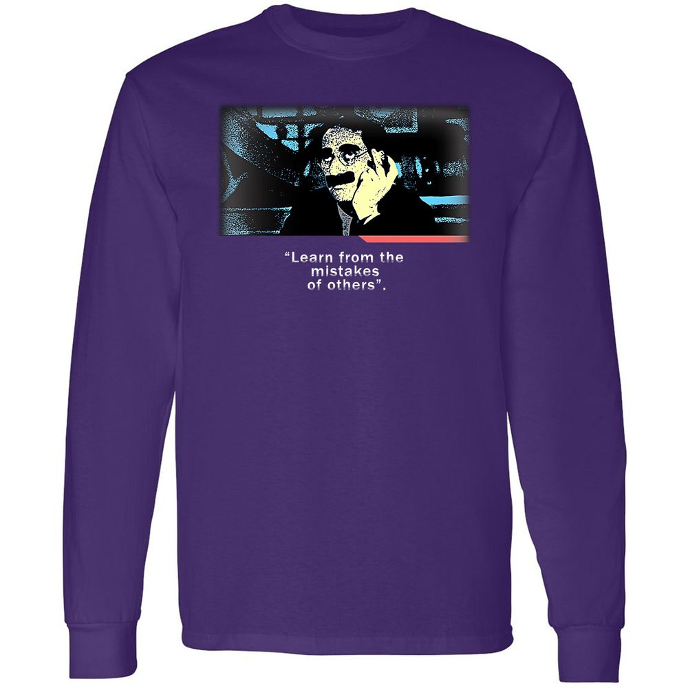 Long Sleeve T-Shirt - PLXDUB85 - Purple - 13