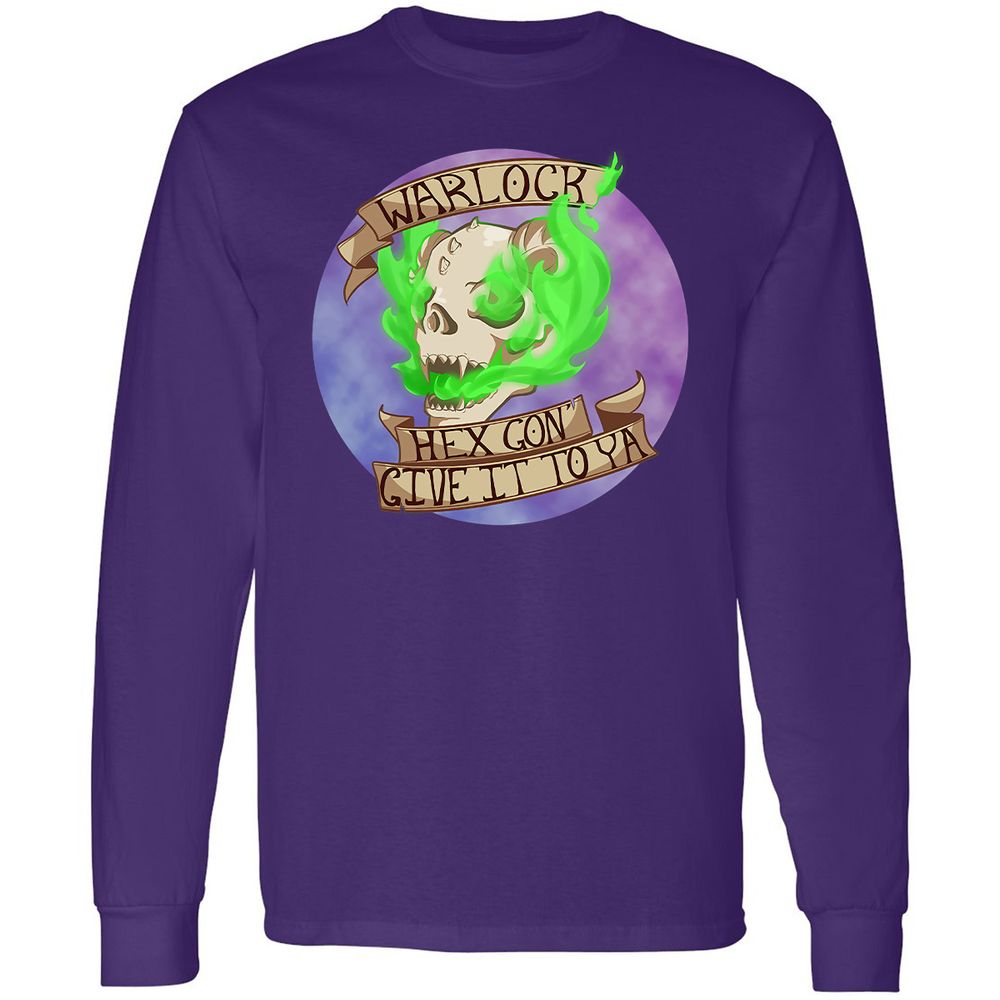 Long Sleeve T-Shirt - 6E19K3A9 - Purple - 13