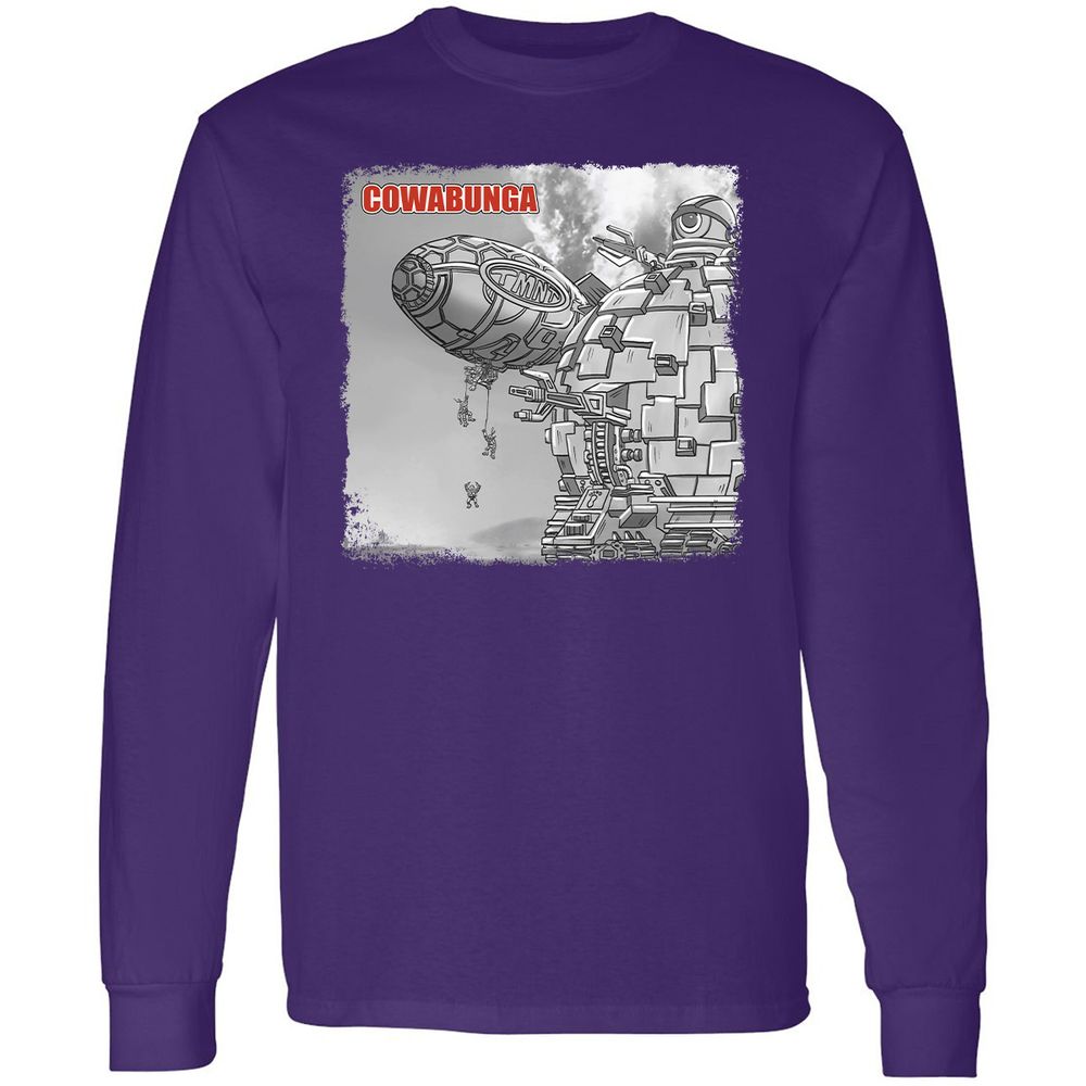 Long Sleeve T-Shirt - Q3CP6Y9S - Purple - 13