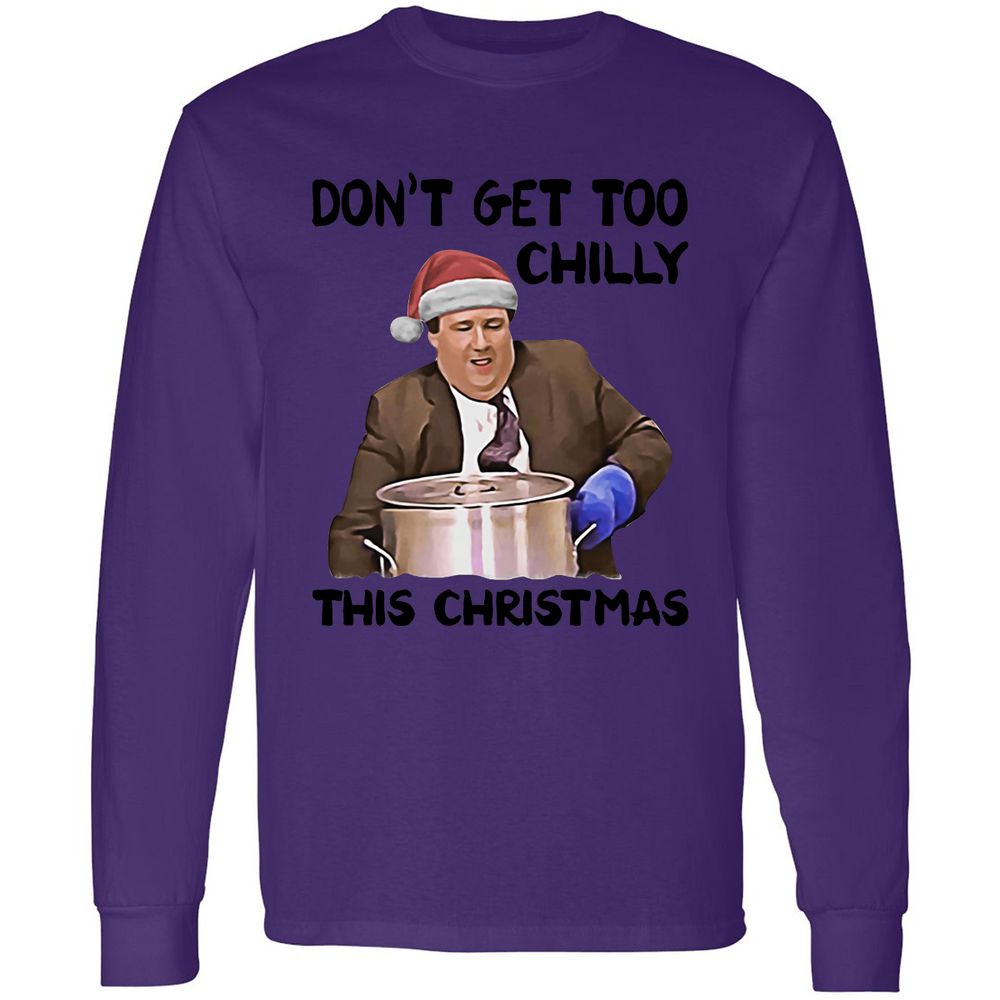 Long Sleeve T-Shirt - QGWC7FZS - Purple - 13