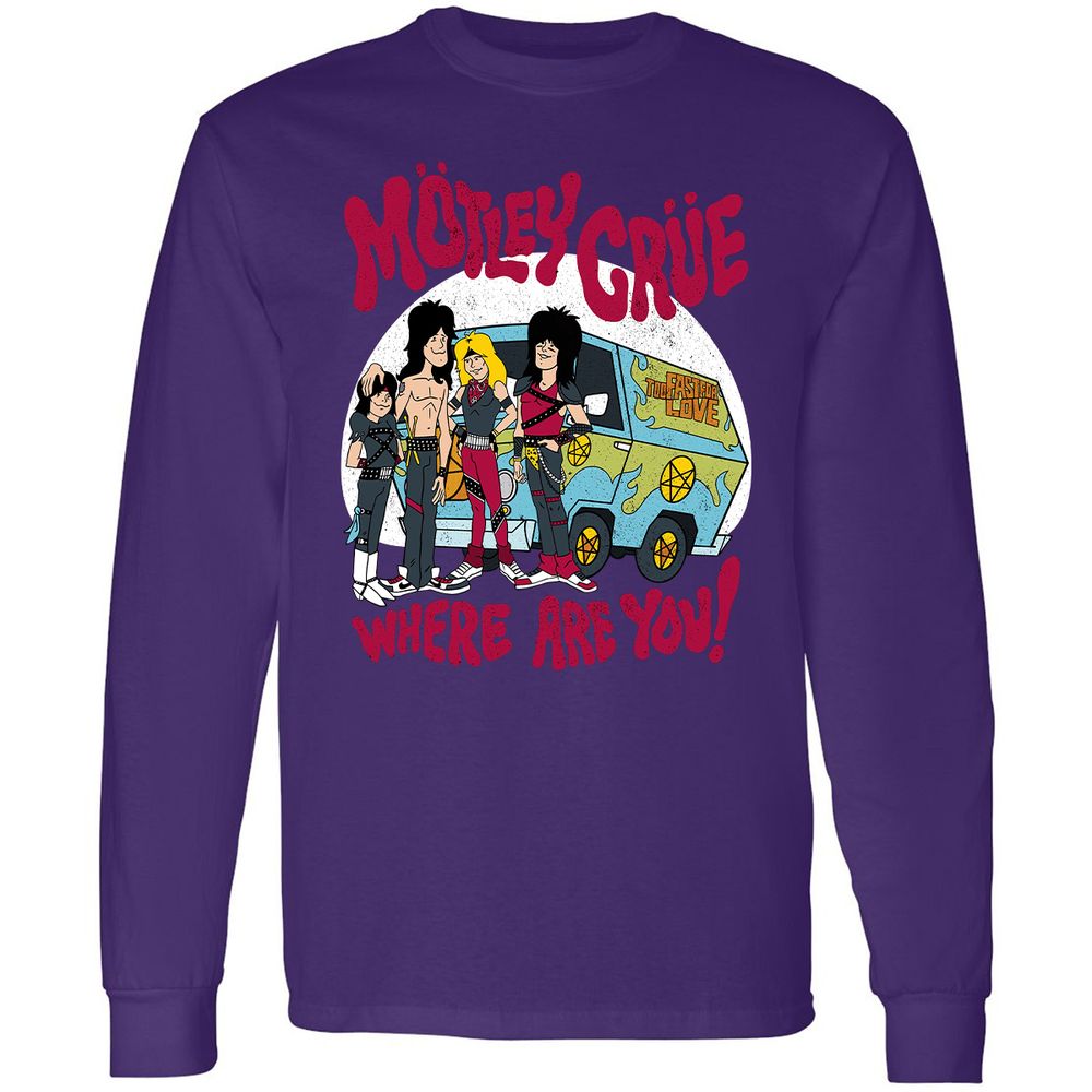Long Sleeve T-Shirt - 3WZZFF77 - Purple - 13