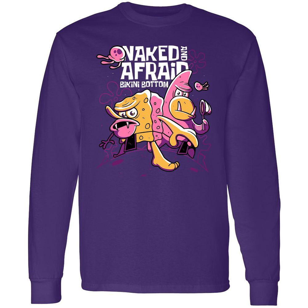 Long Sleeve T-Shirt - M2E8XS5R - Purple - 13