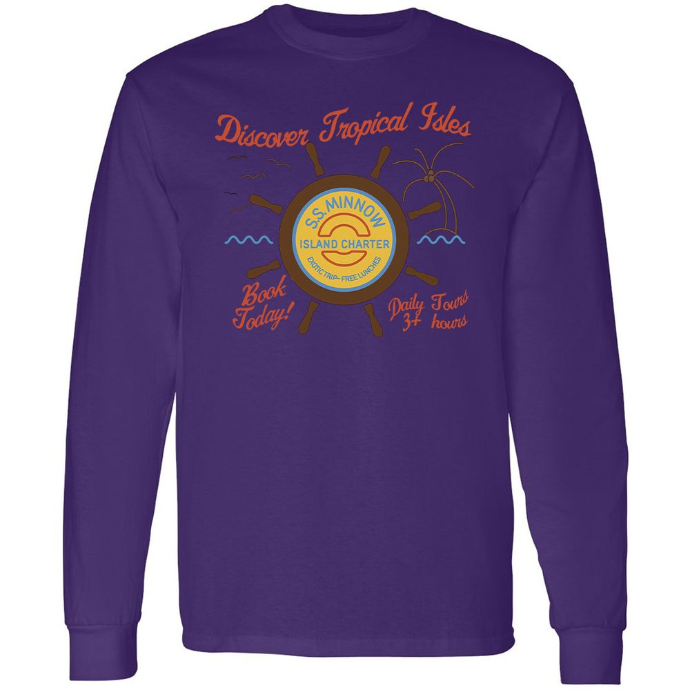 Long Sleeve T-Shirt - NQW8V4CK - Purple - 13
