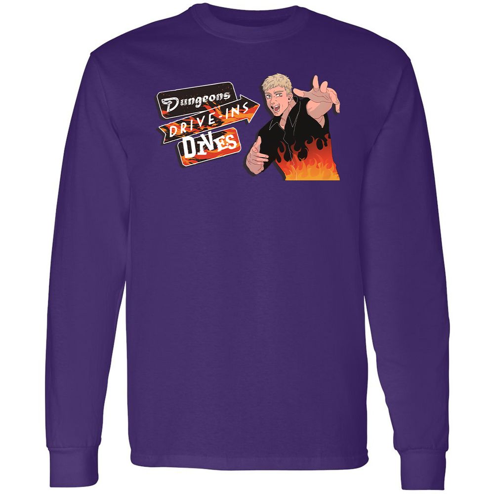 Long Sleeve T-Shirt - 1RGM6N2Y - Purple - 13