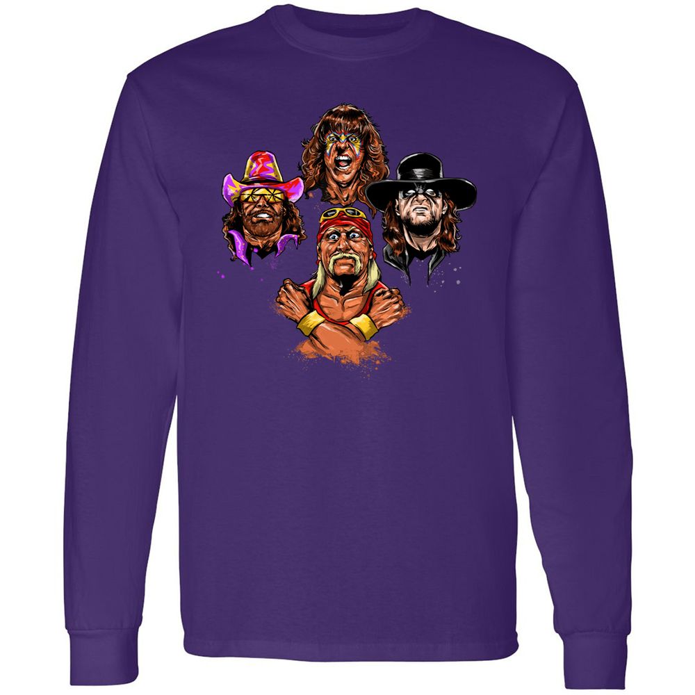 Long Sleeve T-Shirt - HWKATYDF - Purple - 13