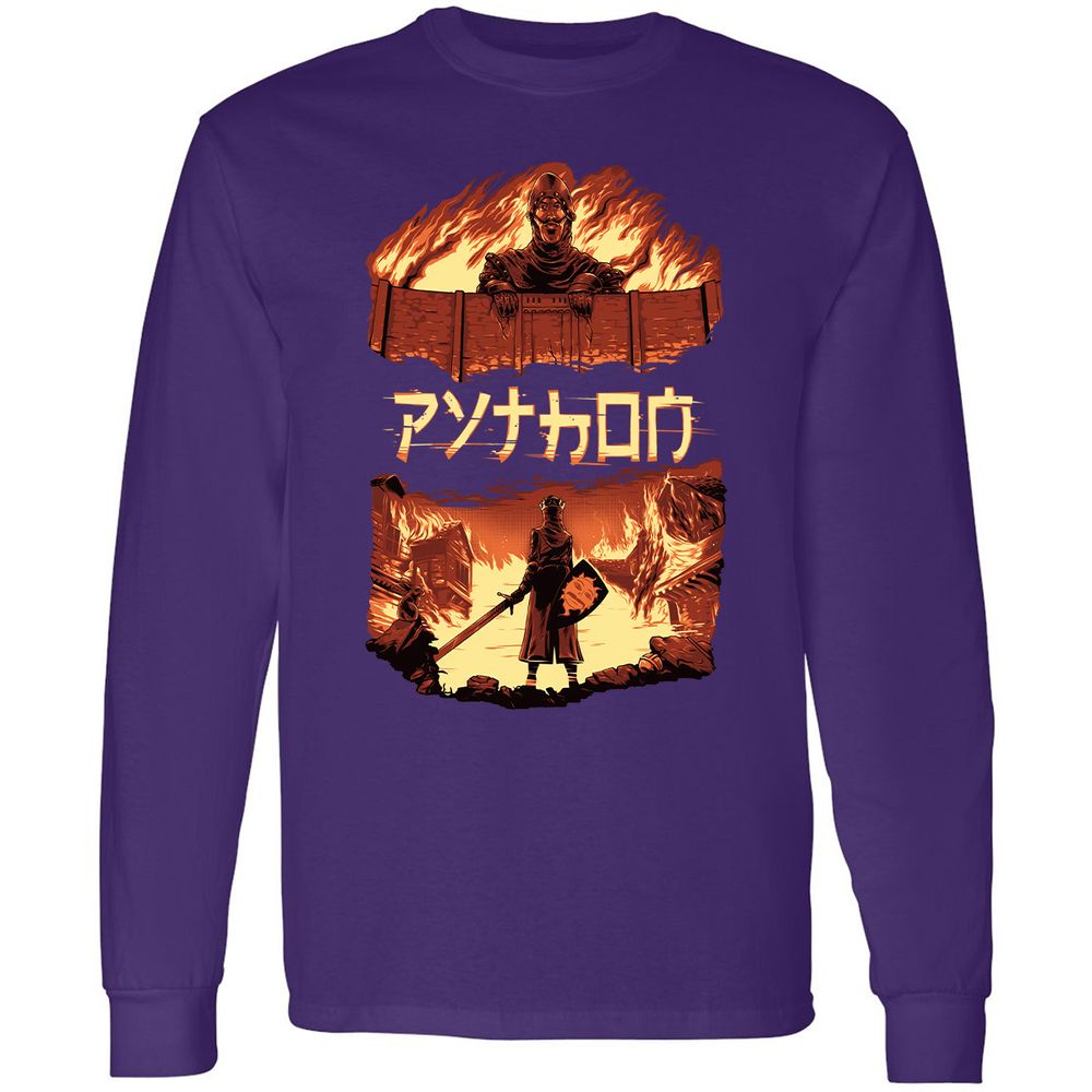 Long Sleeve T-Shirt - ZPXP1TNL - Purple - 13