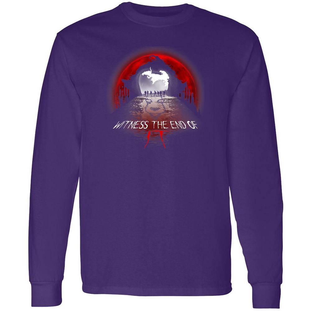 Long Sleeve T-Shirt - HMG8GBY8 - Purple - 13