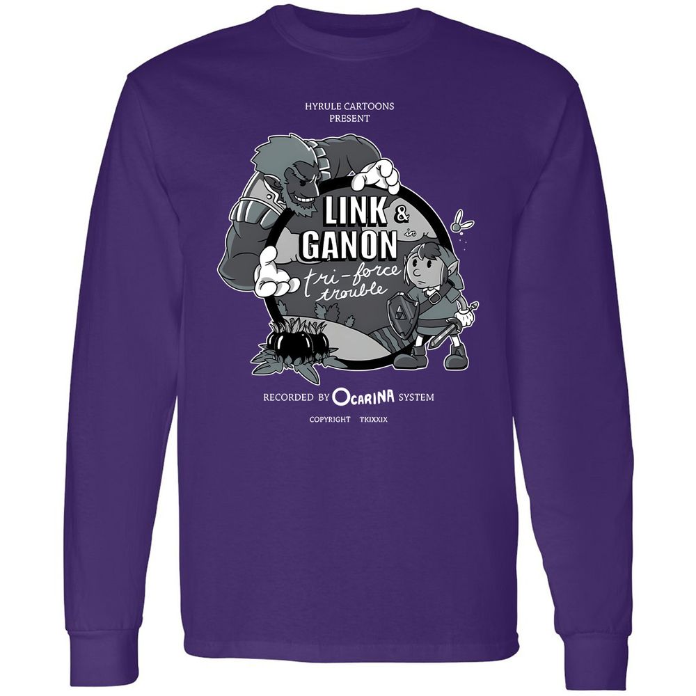 Long Sleeve T-Shirt - FDL9J2FV - Purple - 13