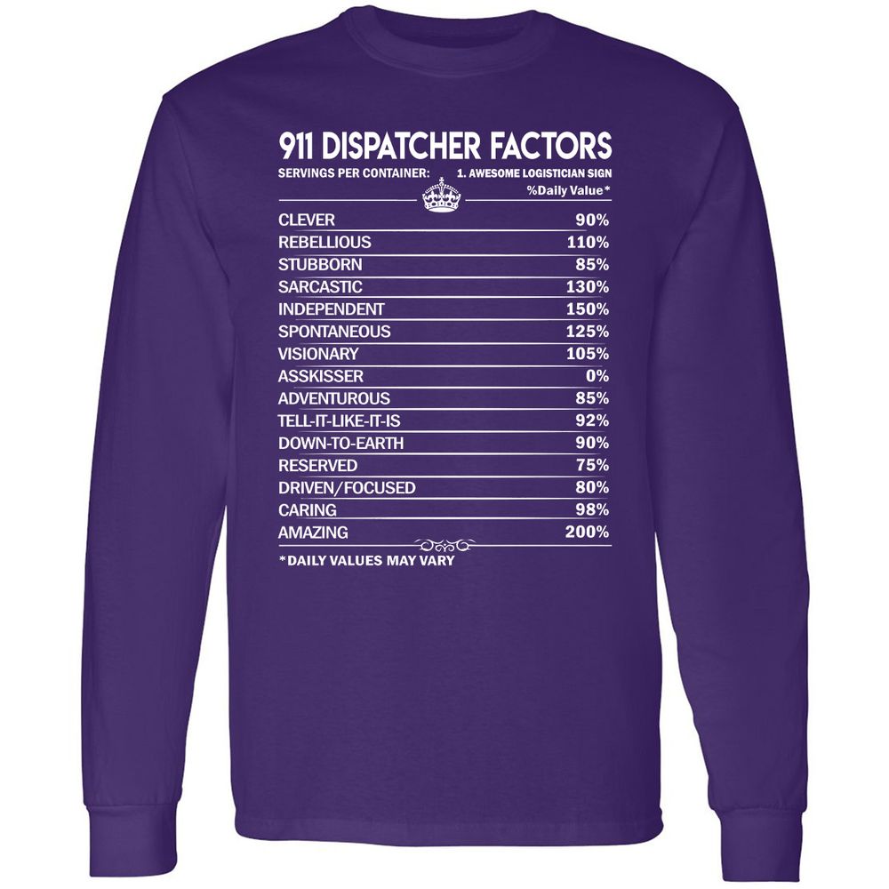 Long Sleeve T-Shirt - N2GZU92U - Purple - 13