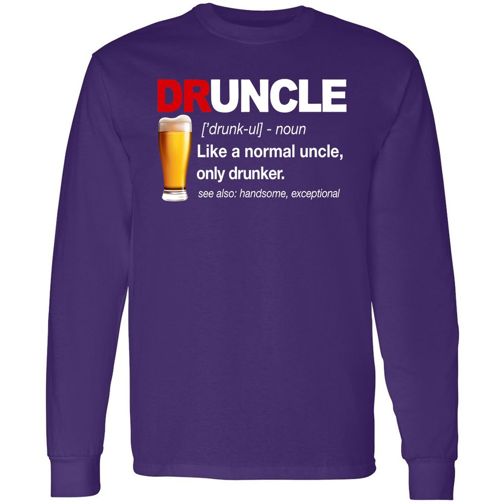 Long Sleeve T-Shirt - TB25TGWJ - Purple - 13