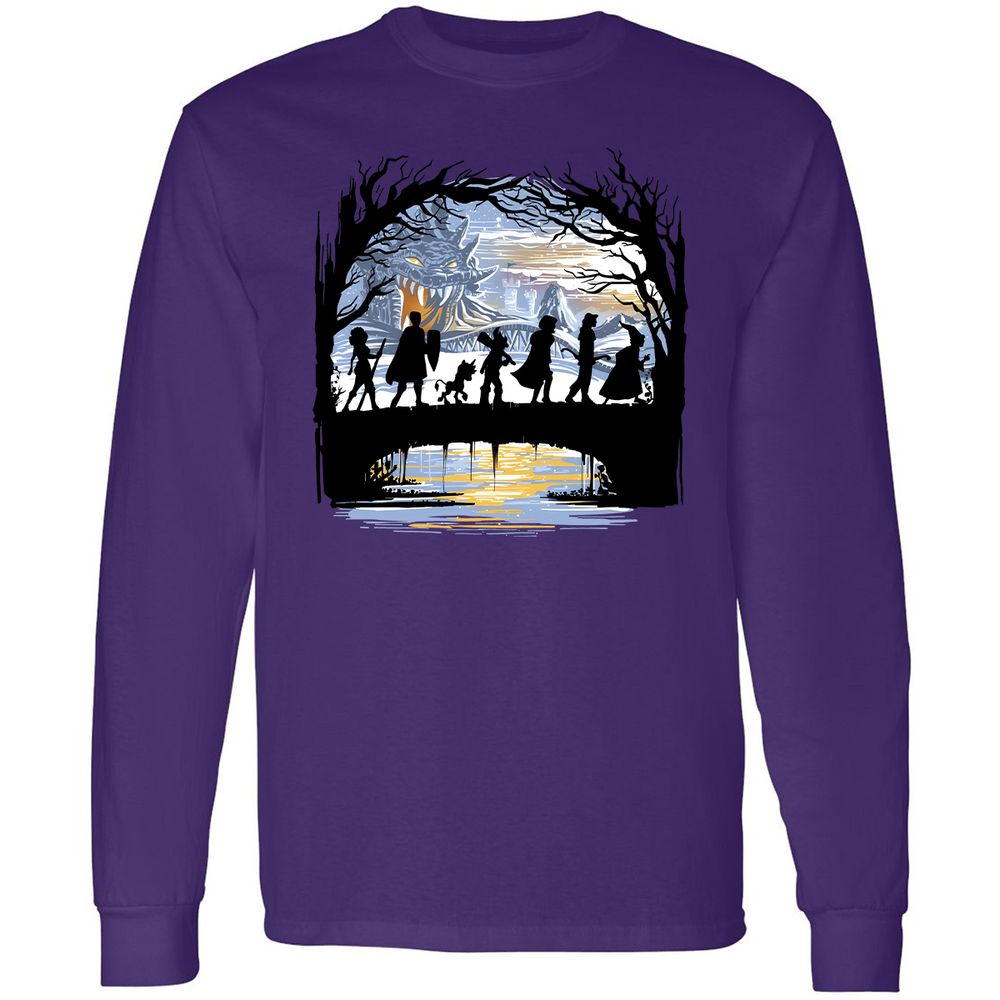 Long Sleeve T-Shirt - 6CL3C7PP - Purple - 13