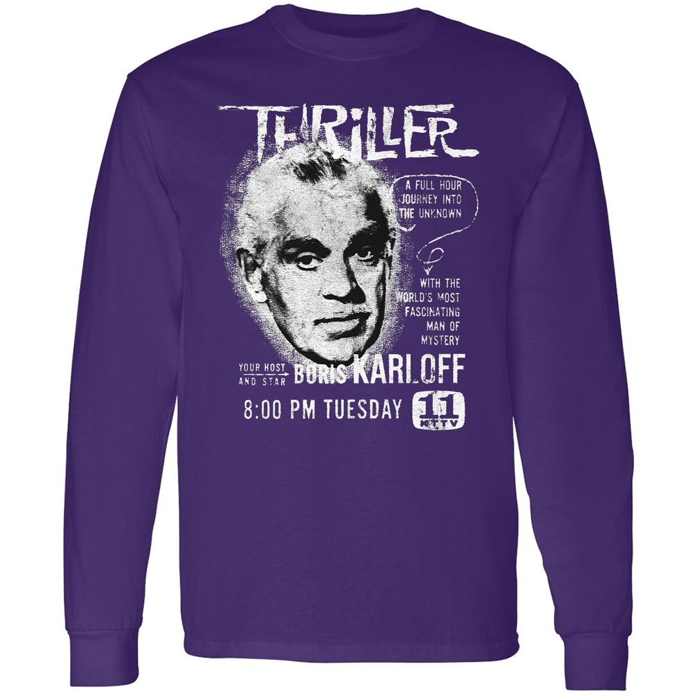 Long Sleeve T-Shirt - SUB85Q2T - Purple - 13