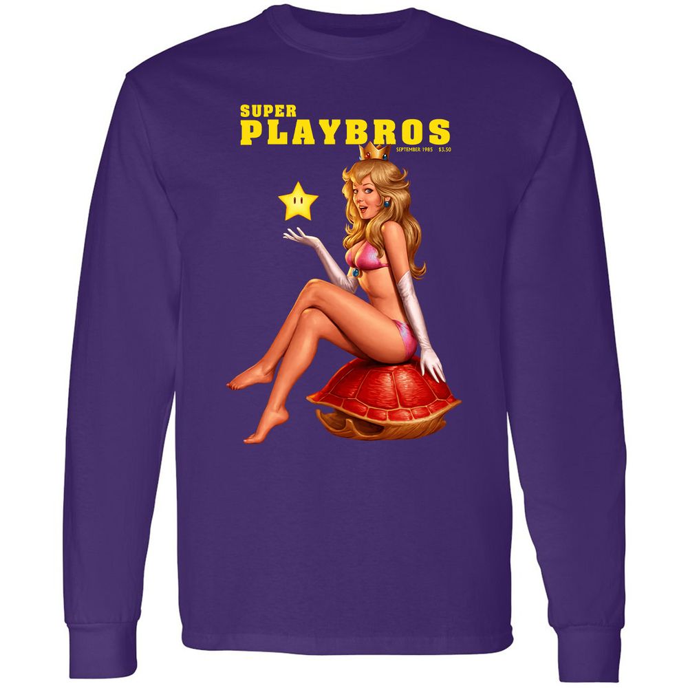Long Sleeve T-Shirt - SSVYHSPG - Purple - 13