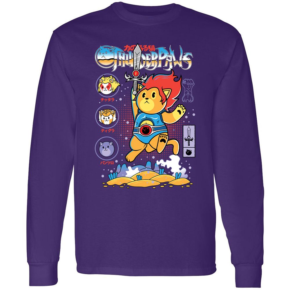 Long Sleeve T-Shirt - QCD74SLU - Purple - 13