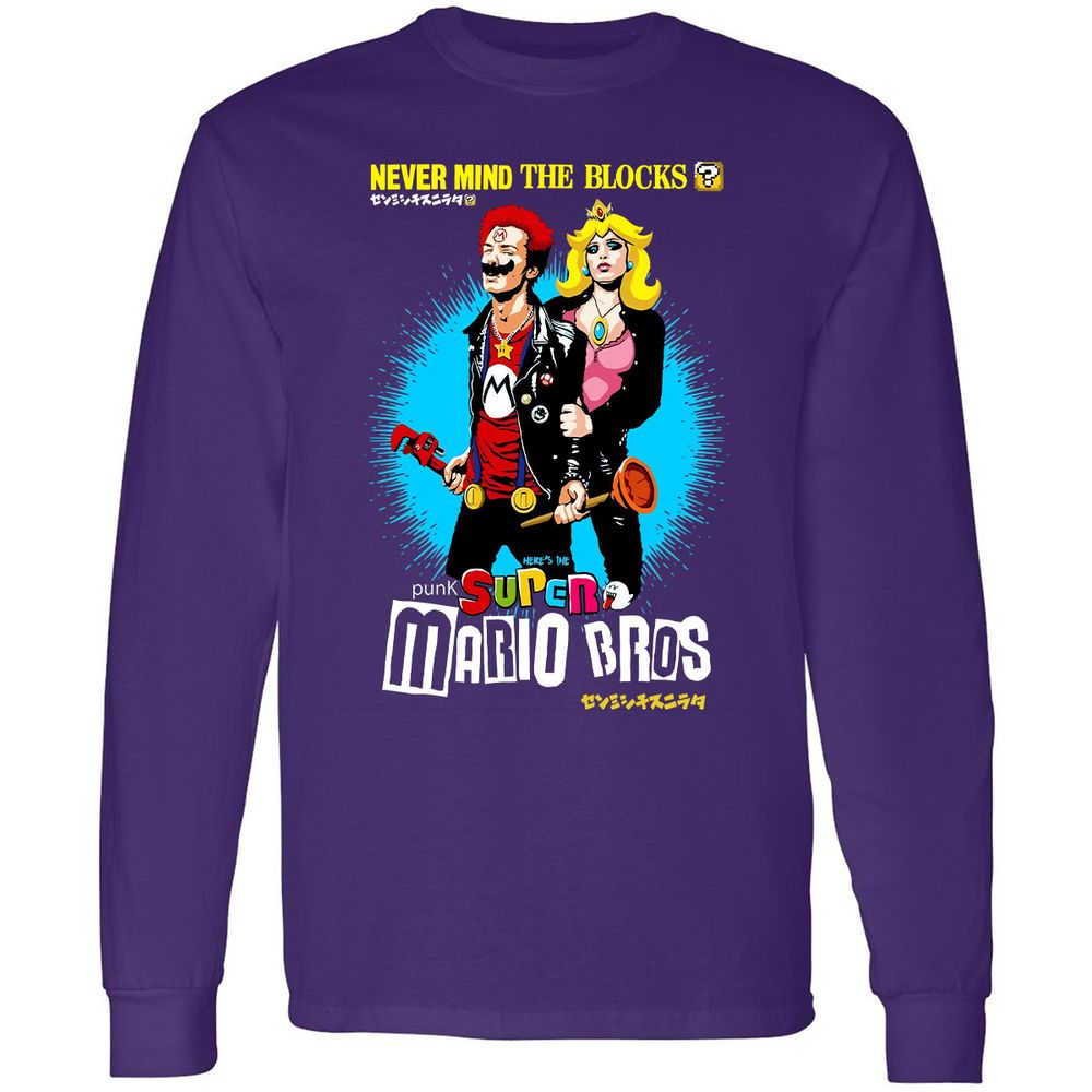 Long Sleeve T-Shirt - 76XP7YVG - Purple - 13