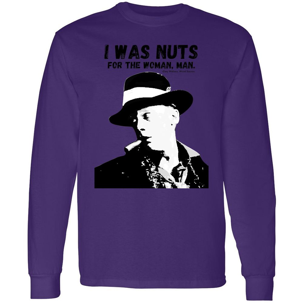 I was nuts for the woman, man - Purple - 13