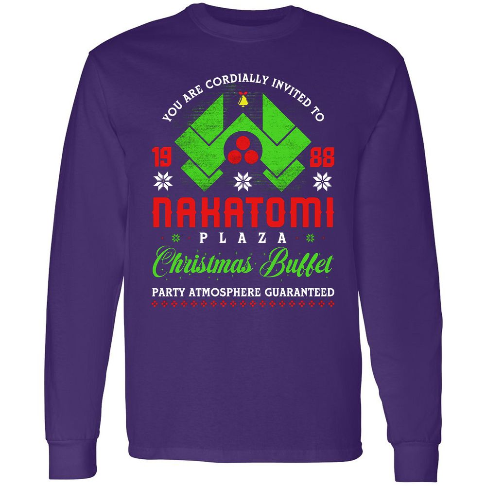 Long Sleeve T-Shirt - YQE7S38U - Purple - 13