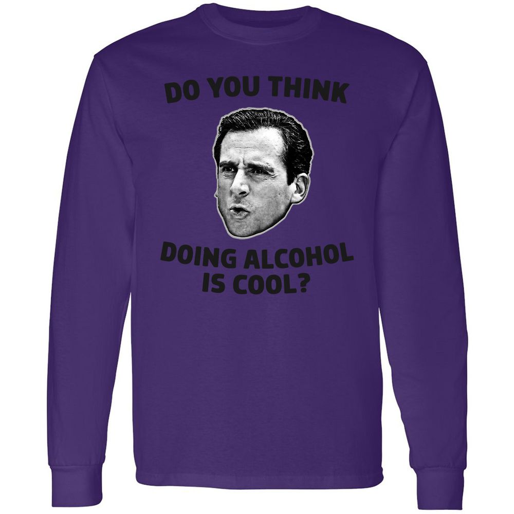 Long Sleeve T-Shirt - 4G69ZJWV - Purple - 13