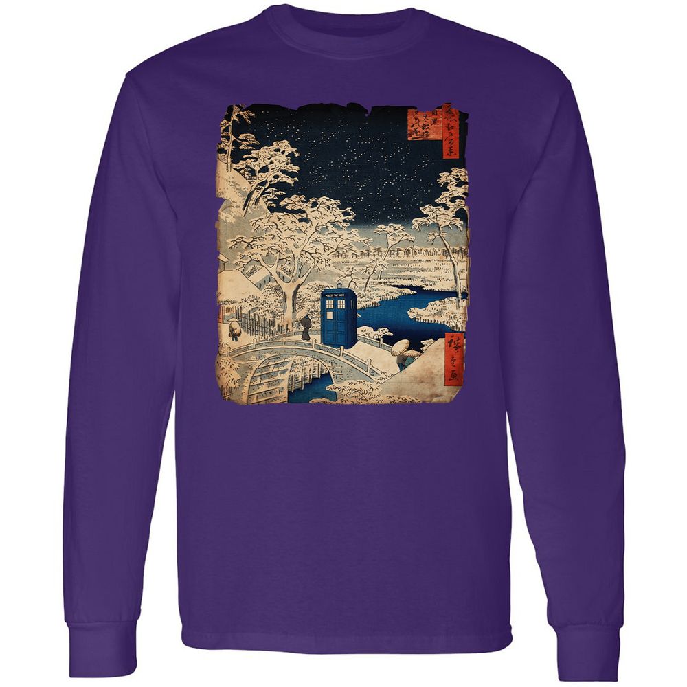 Long Sleeve T-Shirt - G4LP5BSZ - Purple - 13