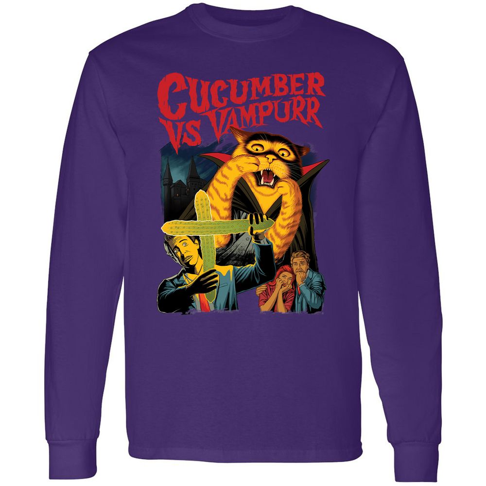 Long Sleeve T-Shirt - HULCBPVA - Purple - 13