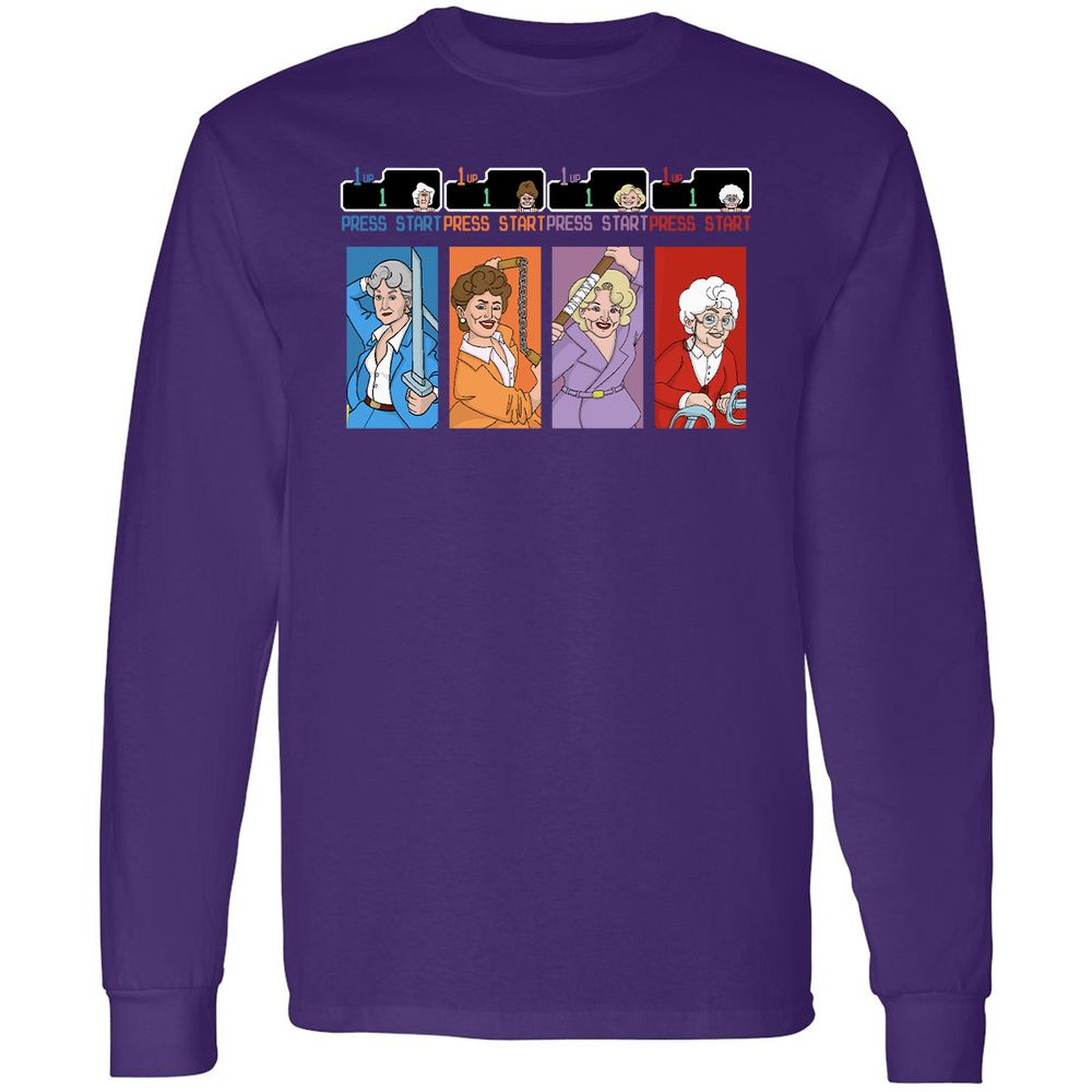 Long Sleeve T-Shirt - BJH3MVRS - Purple - 13