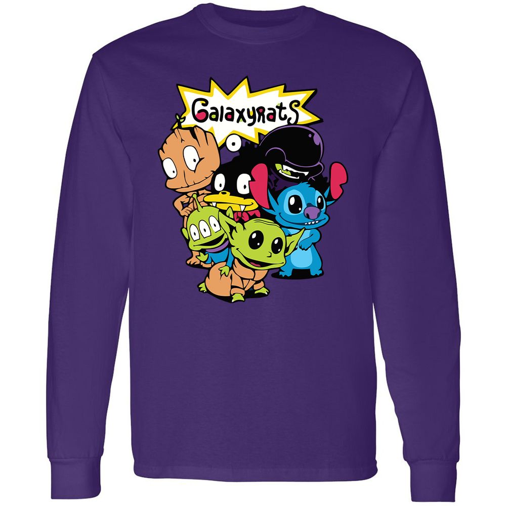 Long Sleeve T-Shirt - 8TAEXTJ3 - Purple - 13