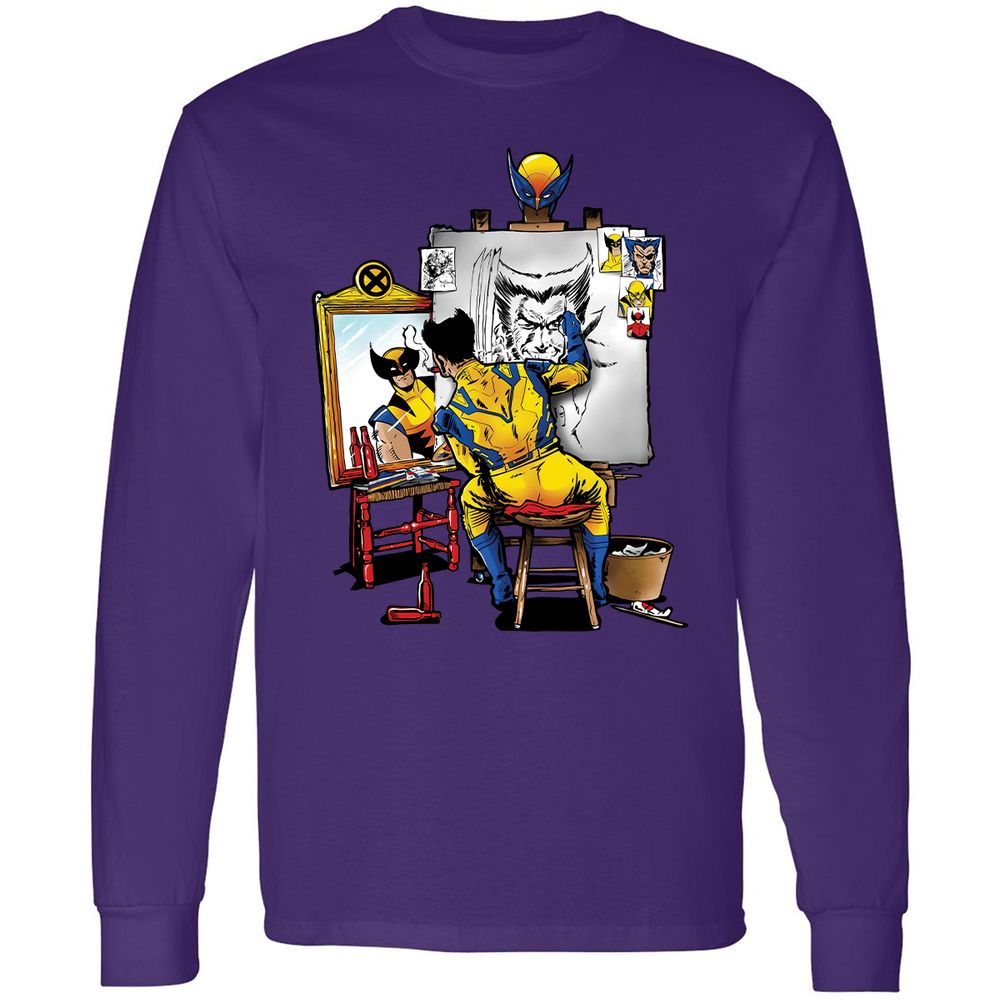 Long Sleeve T-Shirt - CYDXTDPL - Purple - 13