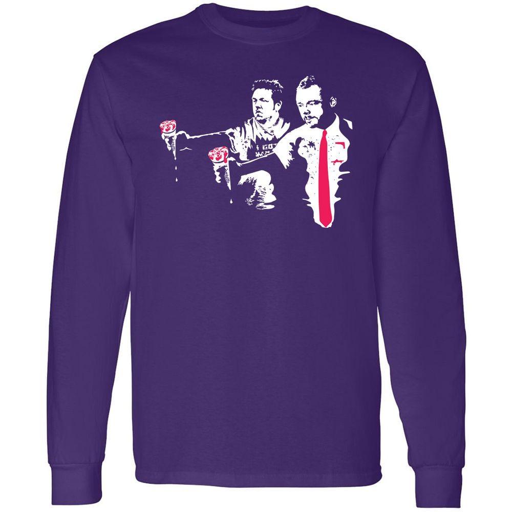 Long Sleeve T-Shirt - KSS7Y5CZ - Purple - 13