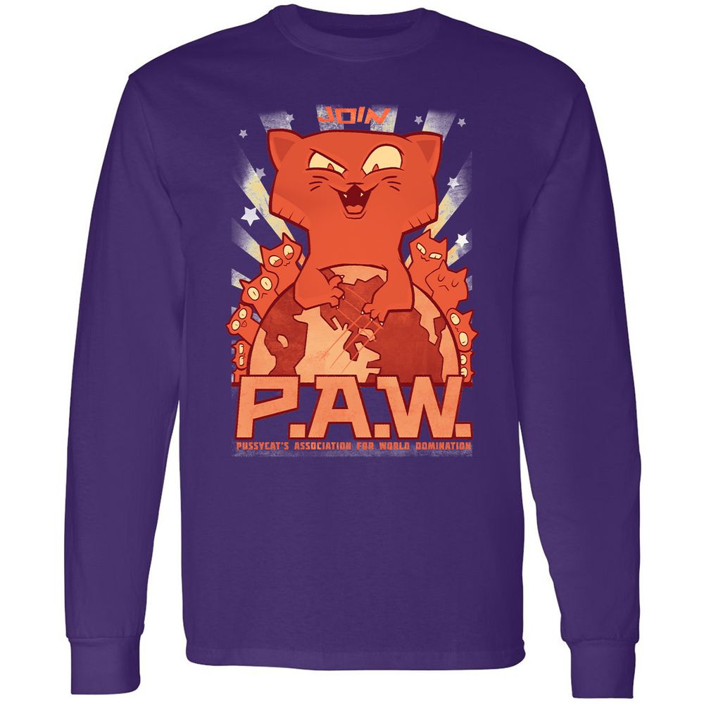 Long Sleeve T-Shirt - AY8AEGCU - Purple - 13