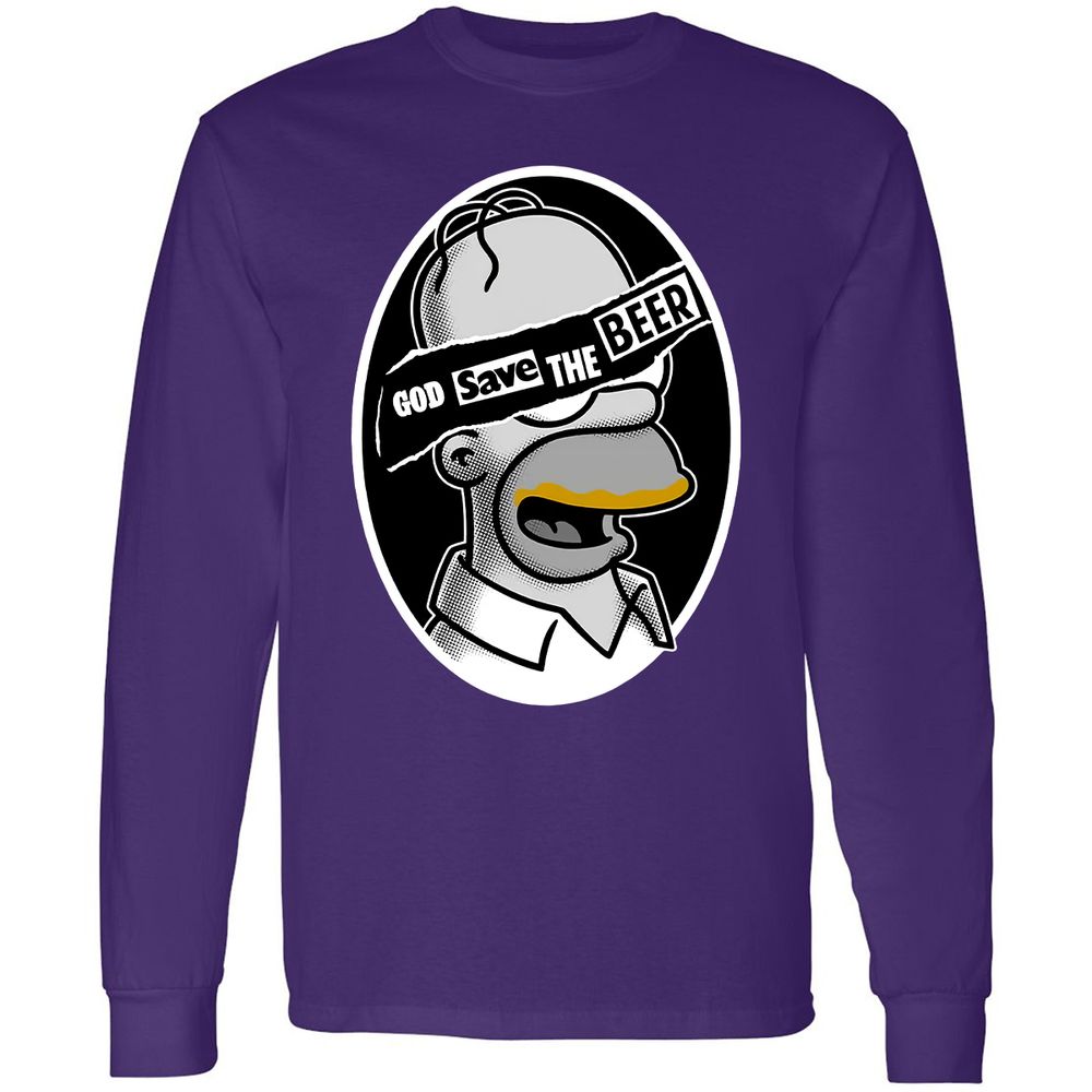Long Sleeve T-Shirt - M942CUD8 - Purple - 13