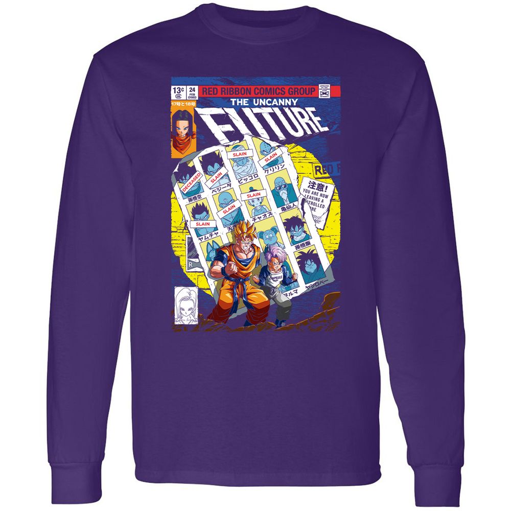 Long Sleeve T-Shirt - J5H899HU - Purple - 13