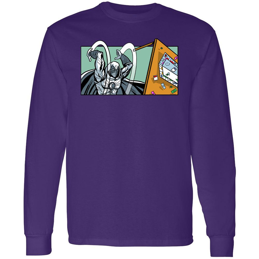Long Sleeve T-Shirt - QRD4CUQV - Purple - 13