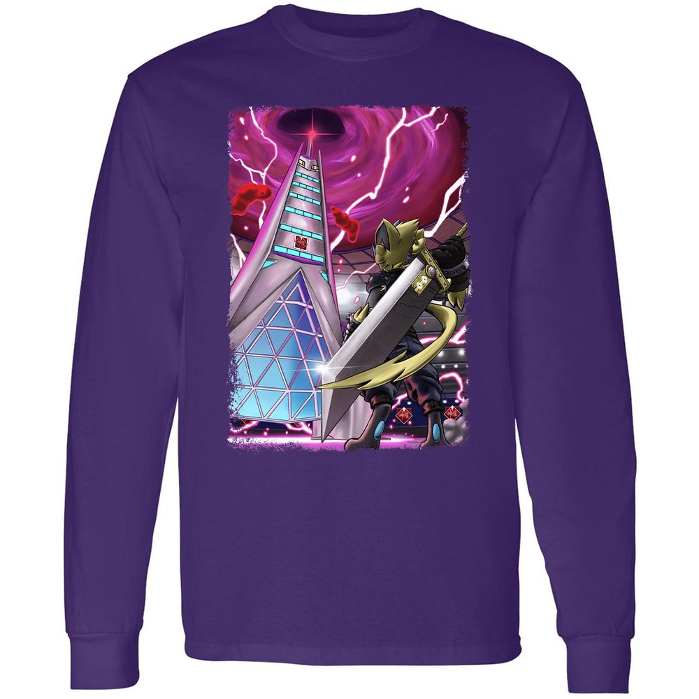 Long Sleeve T-Shirt - 1X5QNJA1 - Purple - 13