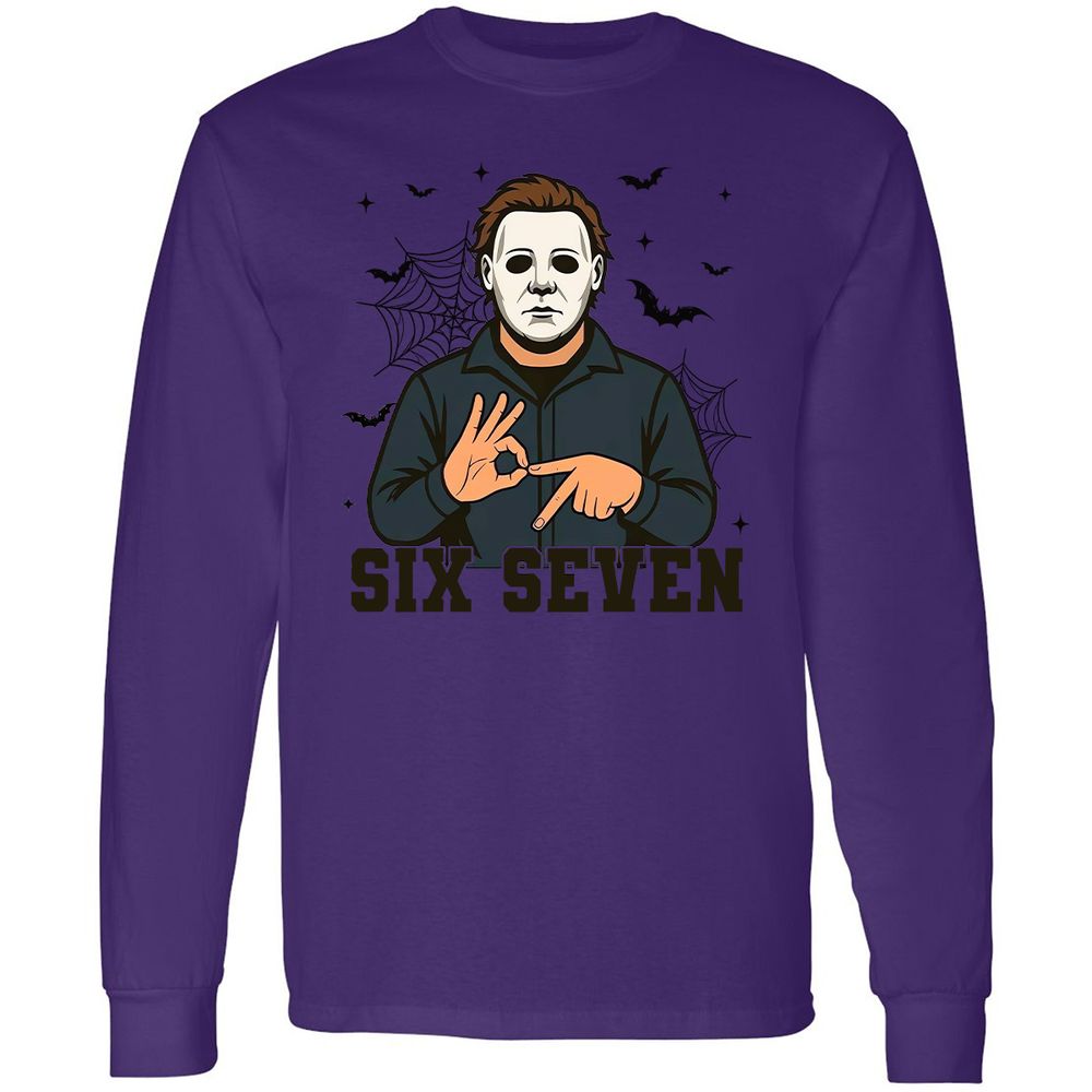 Long Sleeve T-Shirt - LHNJ12B5 - Purple - 13