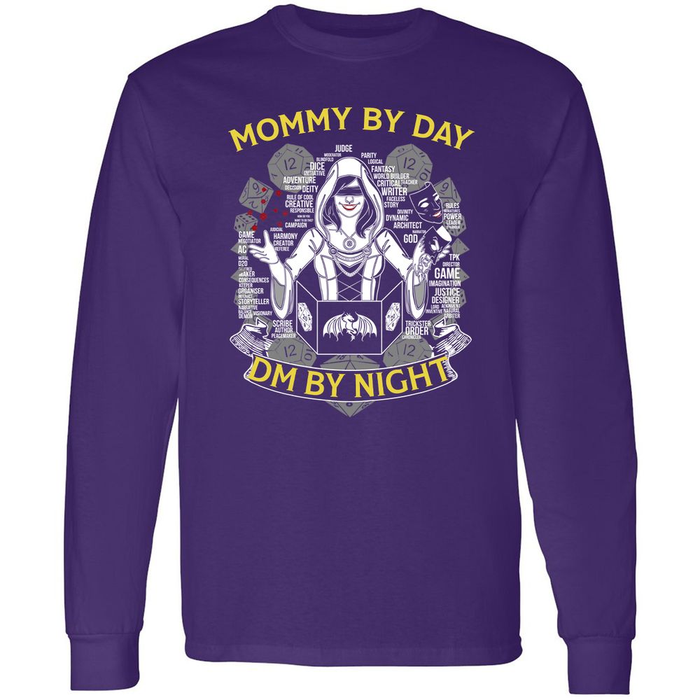 Long Sleeve T-Shirt - UPDM6JY9 - Purple - 13