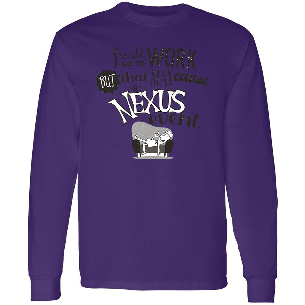 Long Sleeve T-Shirt - BRZEFXN5 - Purple - 13