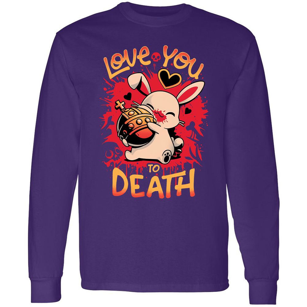 Long Sleeve T-Shirt - 1X7NL3FJ - Purple - 13