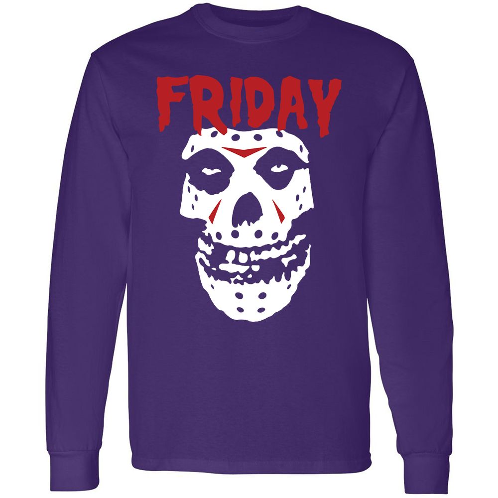 Long Sleeve T-Shirt - Z7X65NFV - Purple - 13