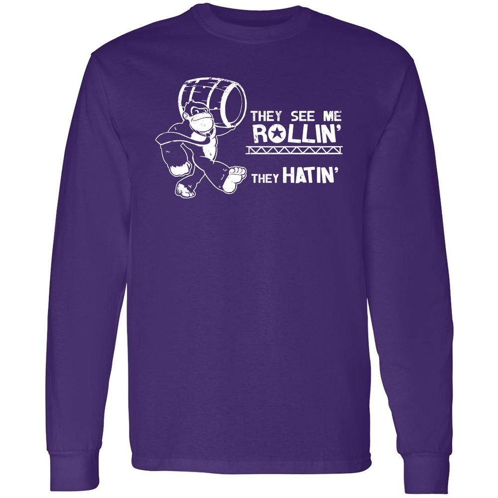 Long Sleeve T-Shirt - LZ3T2EHB - Purple - 13